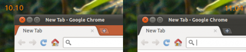 Chrome theme change in Ubuntu 11.04