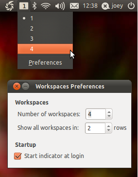 Indicator workspaces in <span class=