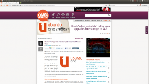 fullscreen in Ubuntu 11.10 - minimalism to rival OS X